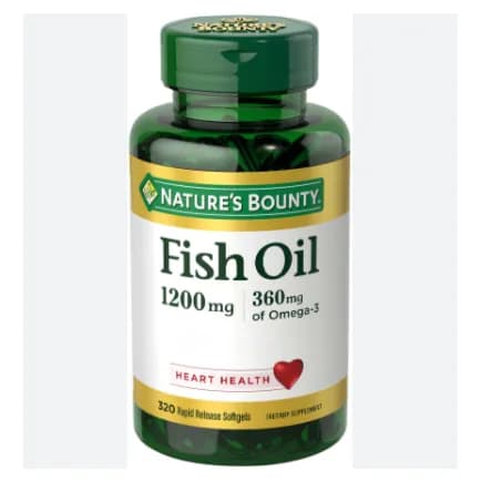 Natures Bounty Fish Oil 1200mg Capsules 60's