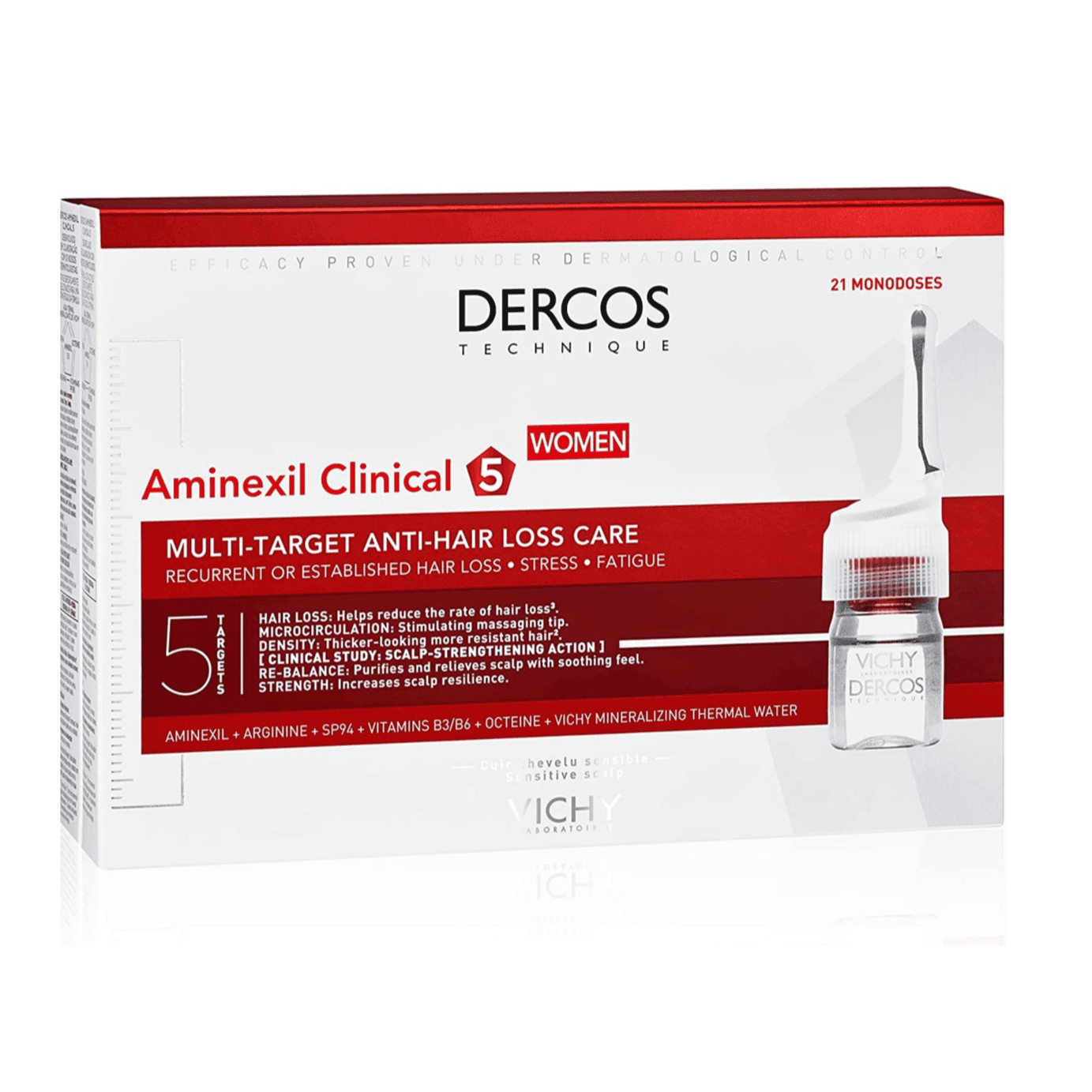 Vichy Dercos Aminexil Clinical 5 Women 21x6ml Monodoses