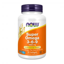 NOW Super Omega 3-6-9 1200mg Softgel 90's