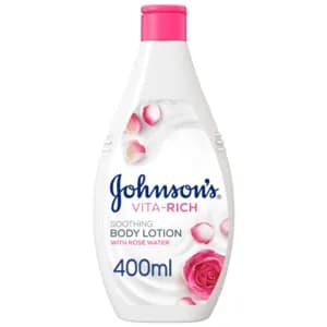 Johnsons Vita-rich Soothing Body Lotion With Rose Water 400ml