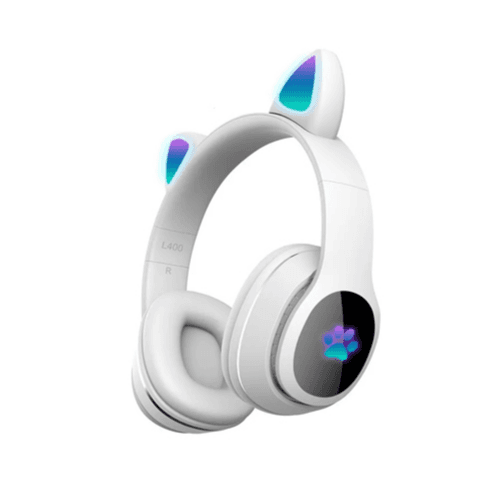 LED Wireless Headphone L400 White