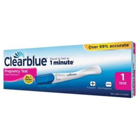 Clearblue Pregnancy Test Rapid Detection As Fast As 1 Minute 1 Test