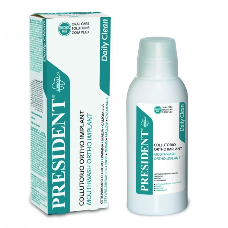 President Ortho Implant Mouthwash 250ml