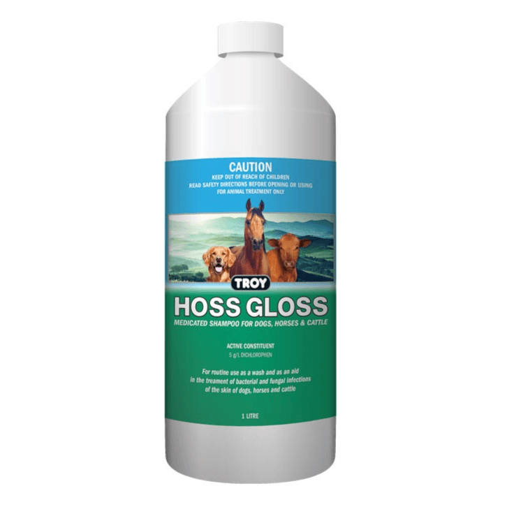 Troy Hoss Gloss Medicated Shampoo for Pets - 1 Litre