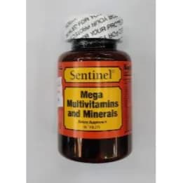 Sentinel Mega Multi Vitamins & Minerals Tablets 60's