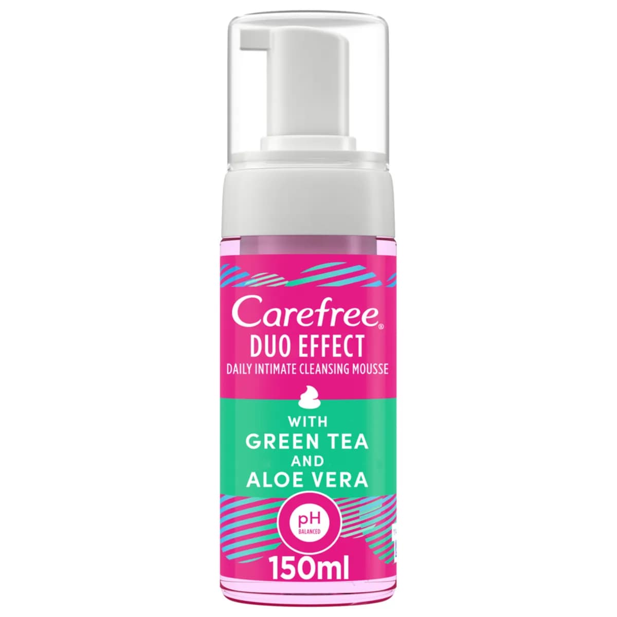 Carefree Duo Effect Daily Intimate Cleansing Mousse 150ml