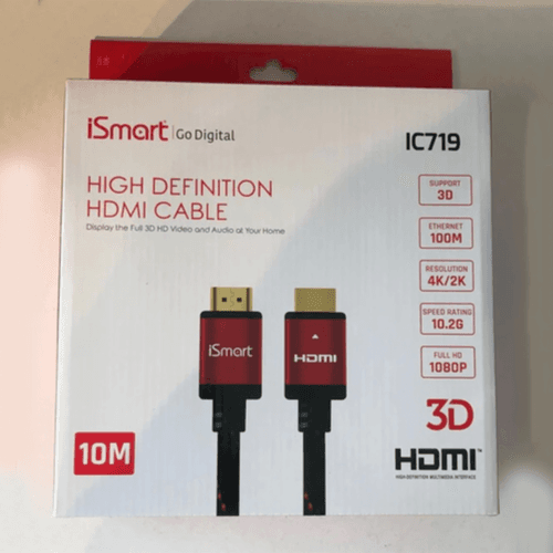 Ismart Go Digital High Defination Hdmi Cable Ic719 10M