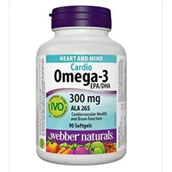 Webber Naturals Omega-3 300mg 90 Softgels