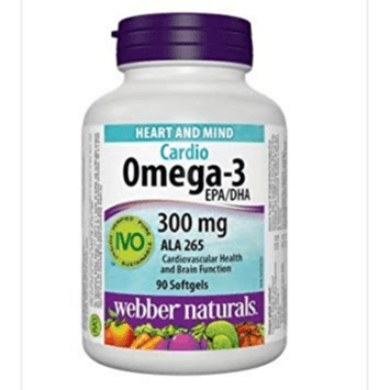 Webber Naturals Omega-3 300mg 90 Softgels