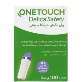 Onetouch Delica Safety Lancing Device 100 Unit