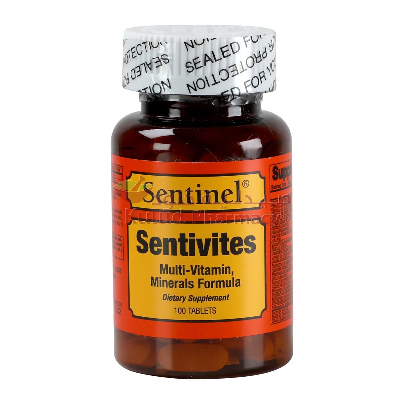 Sentinel Sentivites Multivitamins, Minerals Formula 100 Tablets