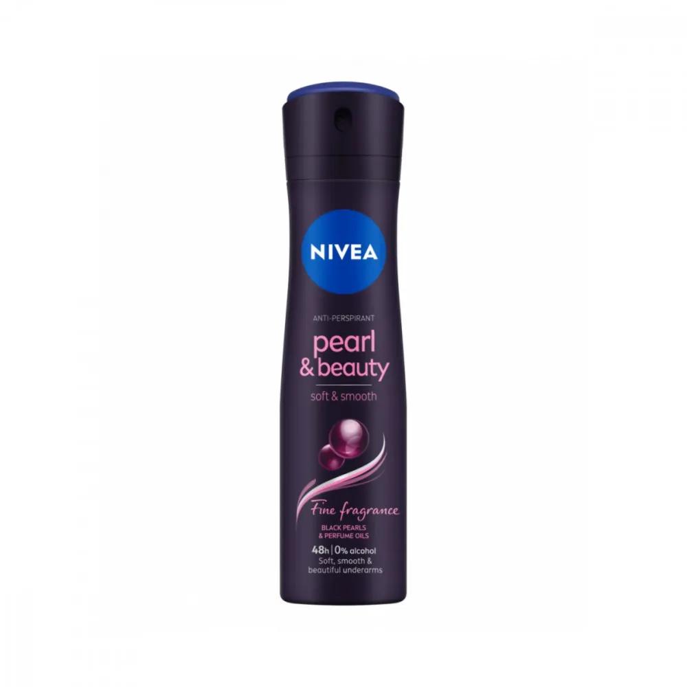 Nivea Deo Spray Fem Pearl & Beauty Black 150ml