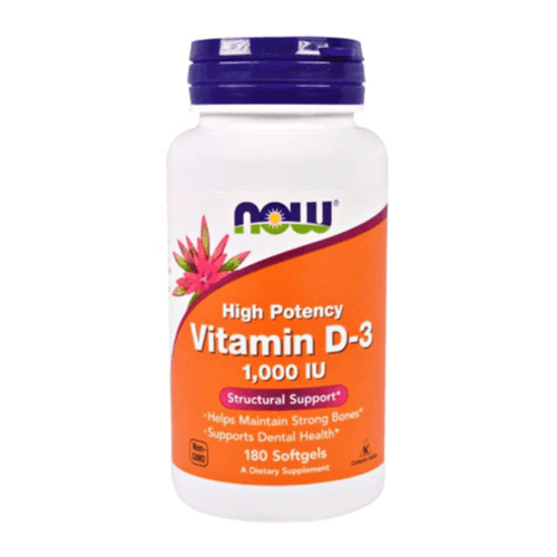 Now Vitamin D-3, 1000Iu/ 180 Soft Gels No.2883