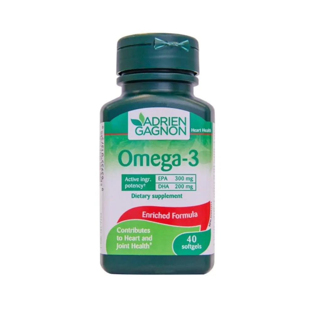 Adrien Gagnon Omega 3 1000 Mg 40 S 