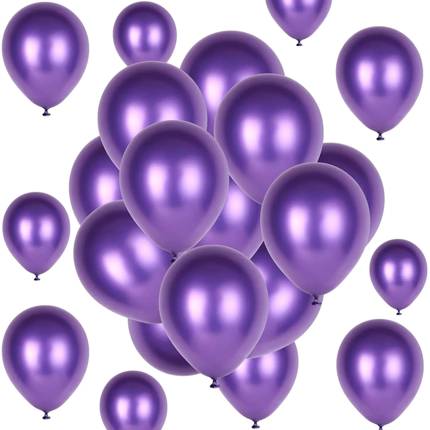 Chrome Violet Balloon