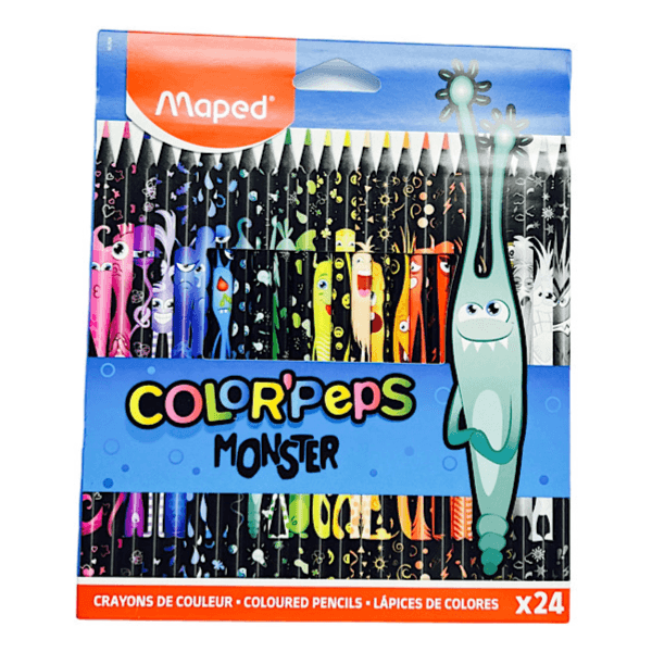 Maped 24 Color Peps Monster - 8073