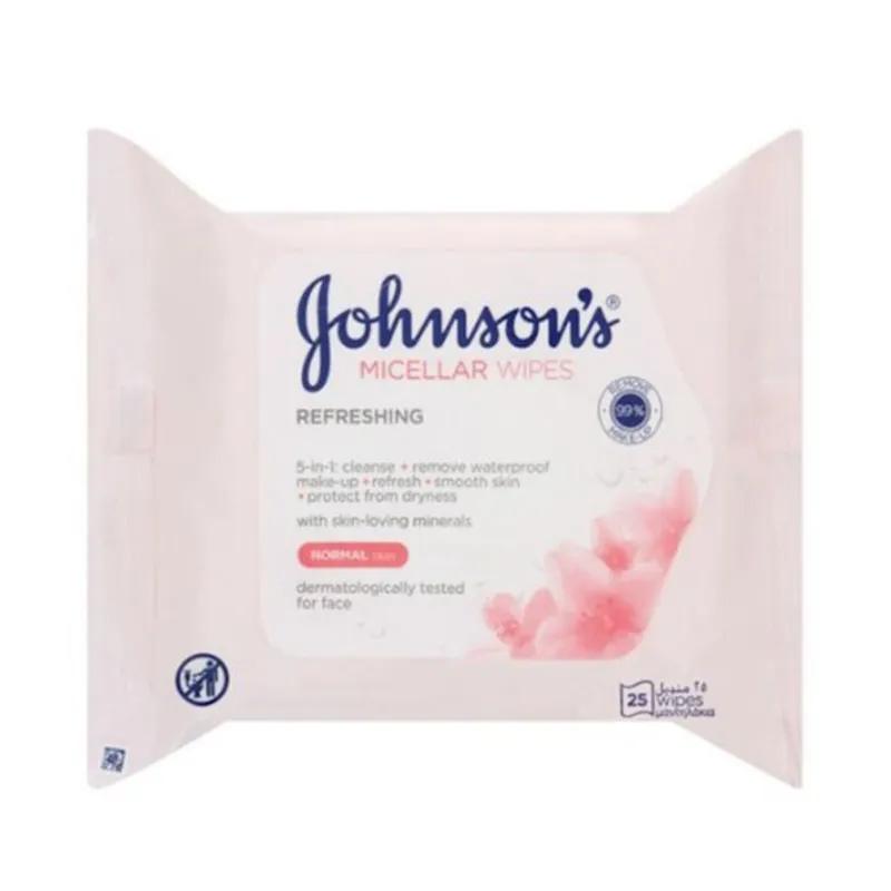 J&J Normal Micellar Wipes Refreshing 25'S (025)