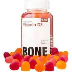 TRQ Vitamin D3 Bone 60 Gummies