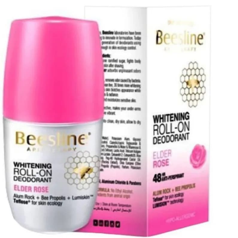 Beesline Whitening Roll On Deodorant Elder Rose50 Ml