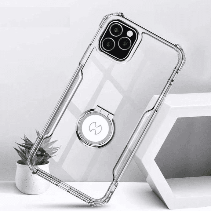 iPhone 13 Pro Ring Clear Cover Case - Xundd