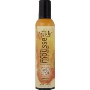 Agadir Volumizing Mousse Styling Formula With Argan Oil For All Hair Types 241g