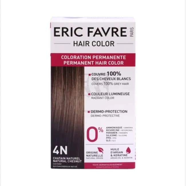 Eric favre natural chestnut hair color 4N