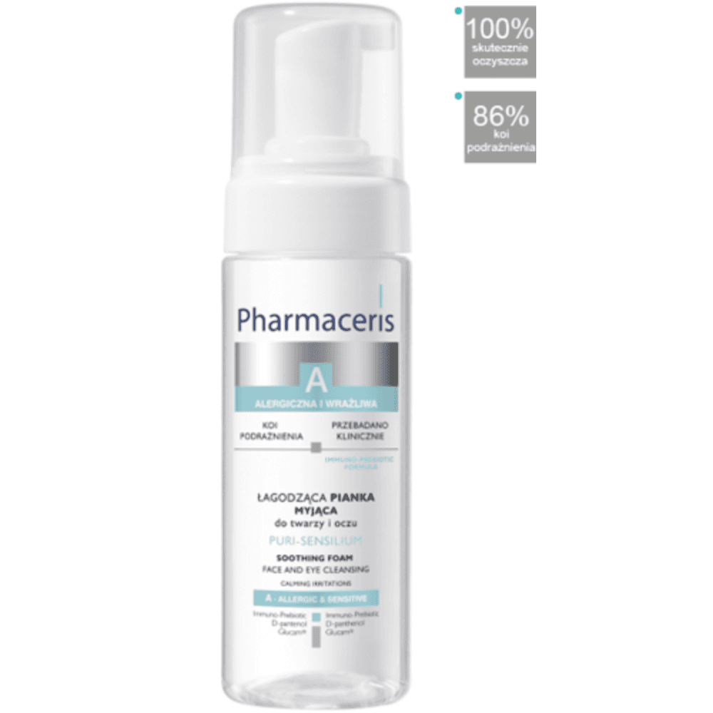 Pharmaceris Allergic Soothing Foam Face And Eye Cleansing 150 Ml