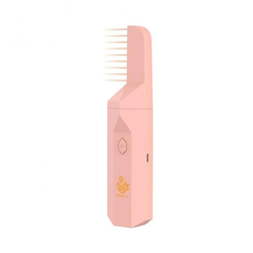 Electronic Vaporizer With Comb Head For Hair Pink