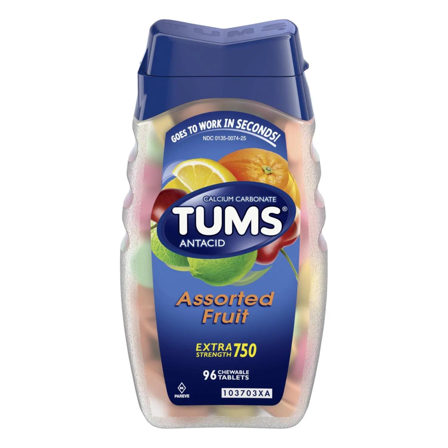 Tums Assorted Fruit Antiacid