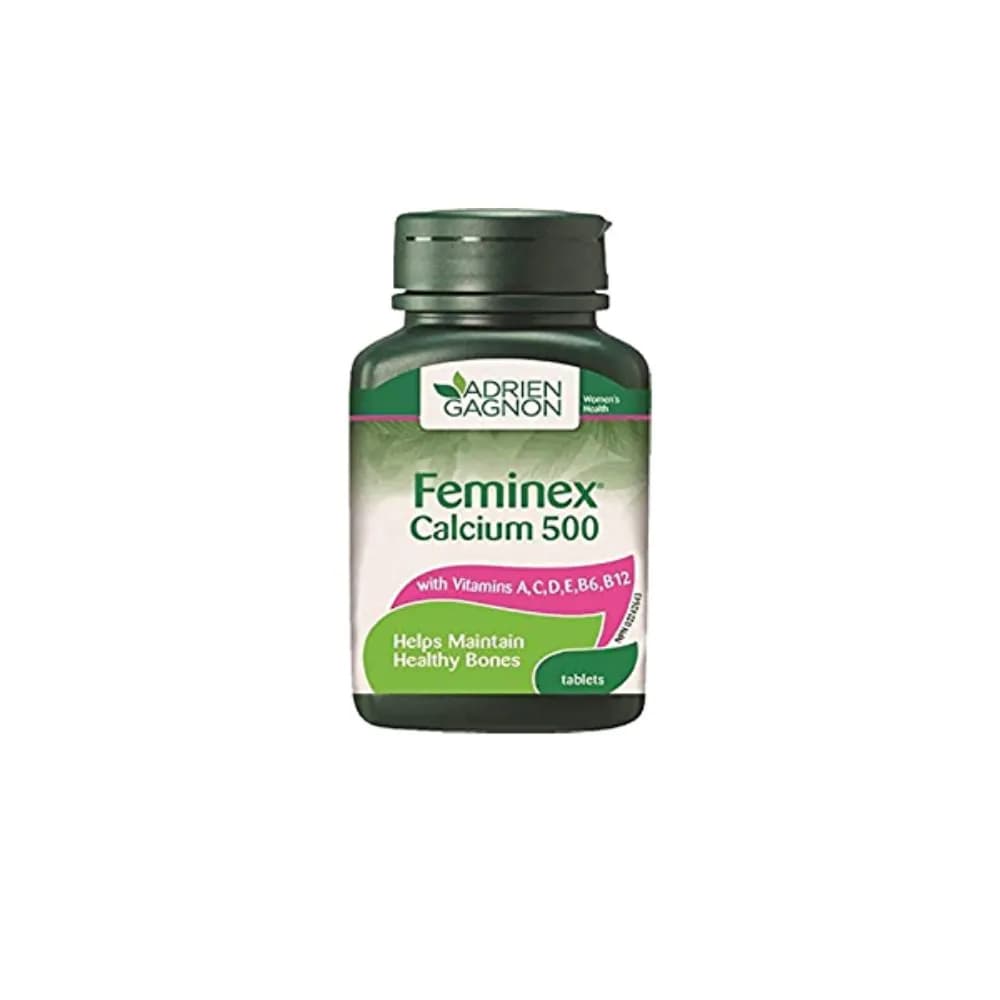 Adrein Gagnon Feminex Calcium 500mg Tab 30's 