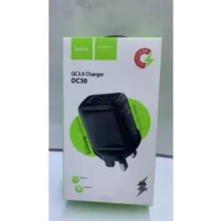 Charging Adapter Duel Port 3a Hoco Dc30