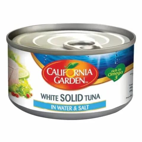 California Garden Light Chunk Tuna In Water & Salt With Brine 185g