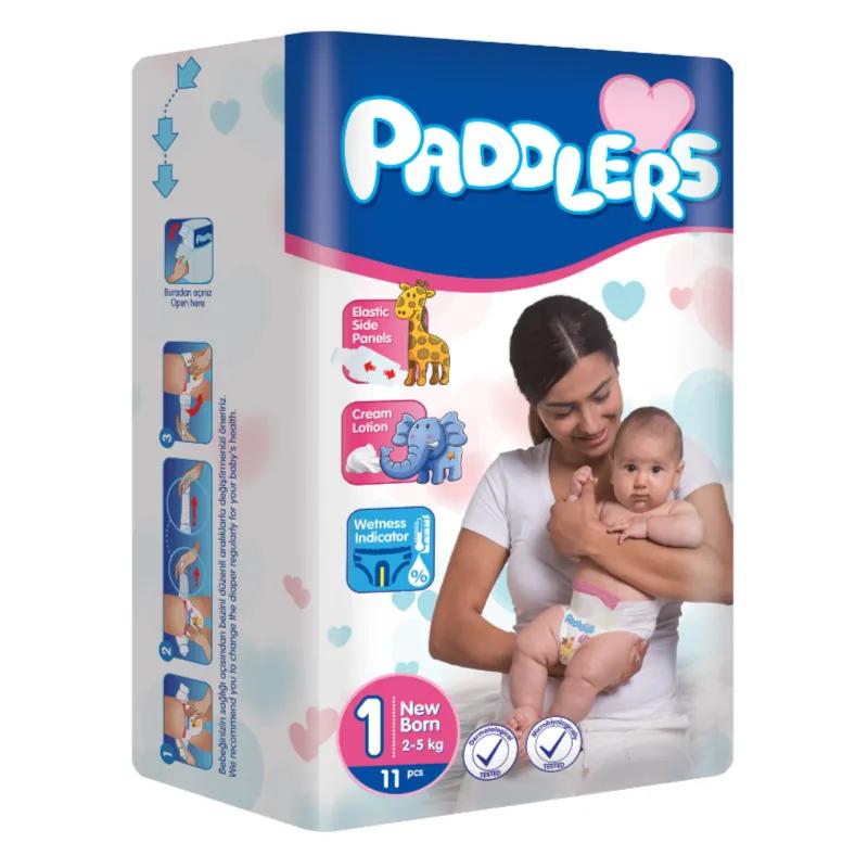 Paddlers New Born Baby Diapers Size 1 (2-5kg) 11 Per Pack