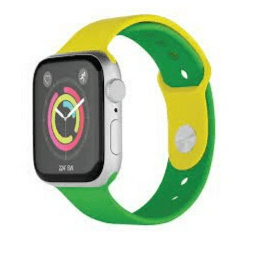 Porodo Lifestyle World Cup Series Silicone Apple Watch Strap 42/44/45mm - Brazil - 7267547496434