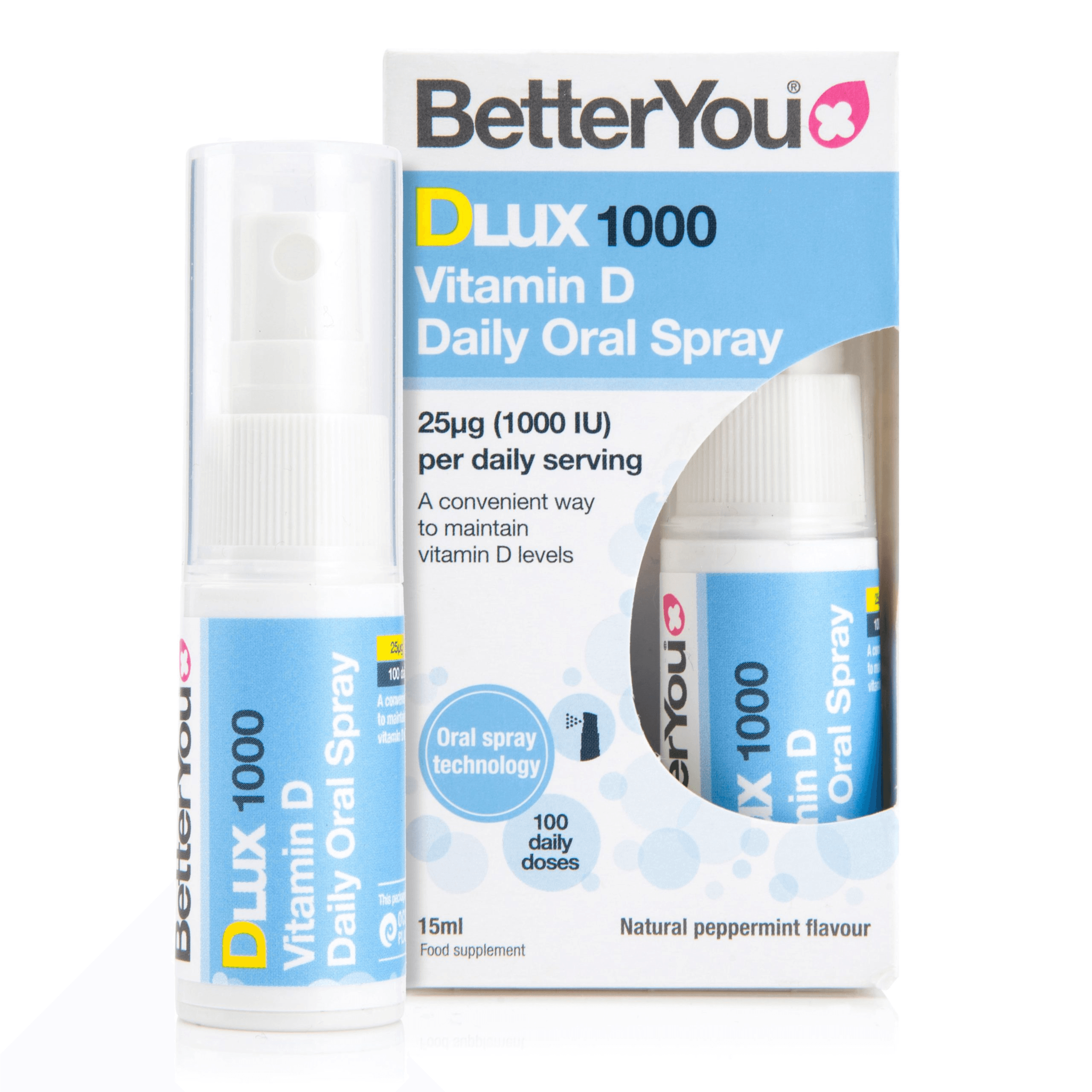 Betteryou Vitamin D 1000 Spray 15Ml