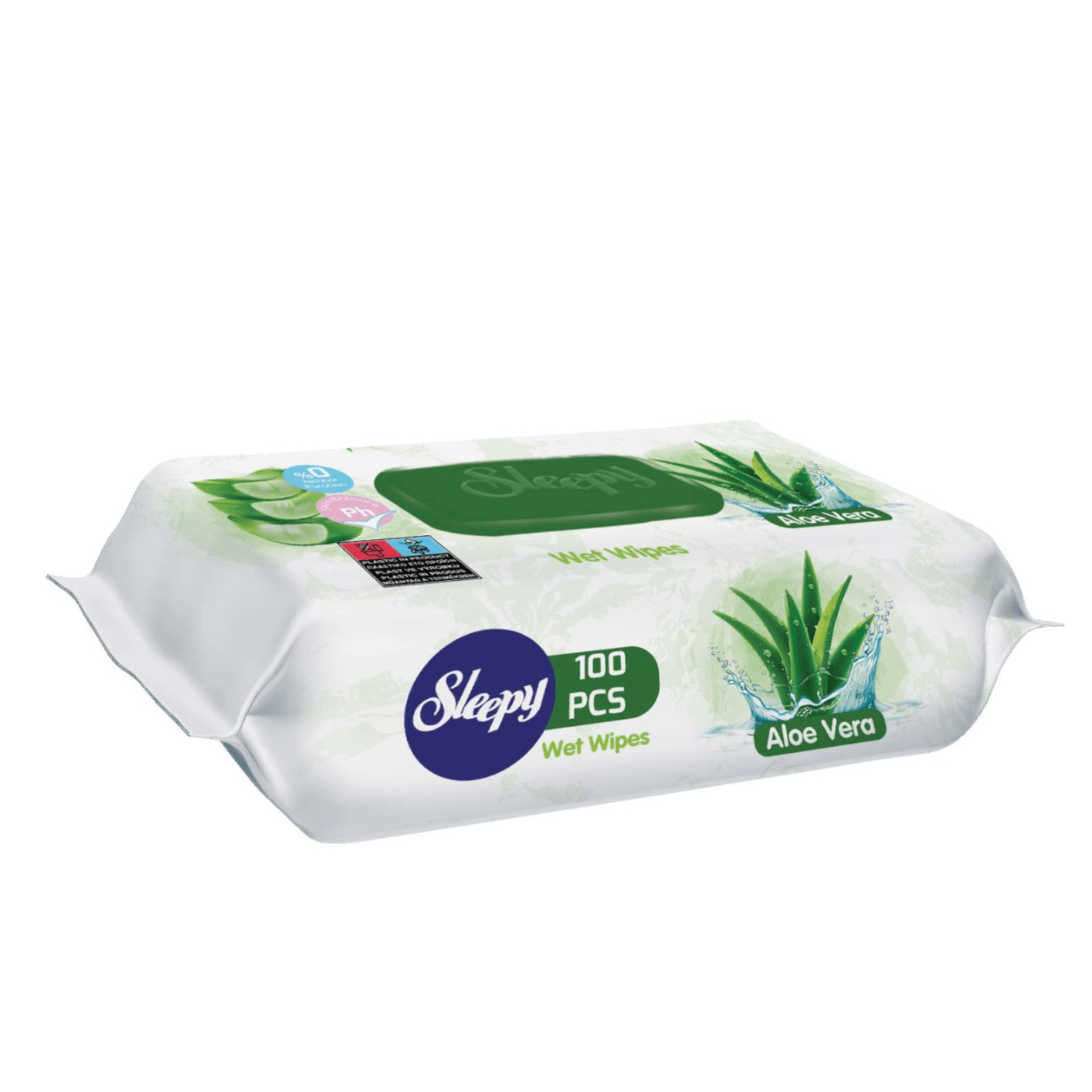 Sleepy Aloe Vera Wet Wipes 100 PCS