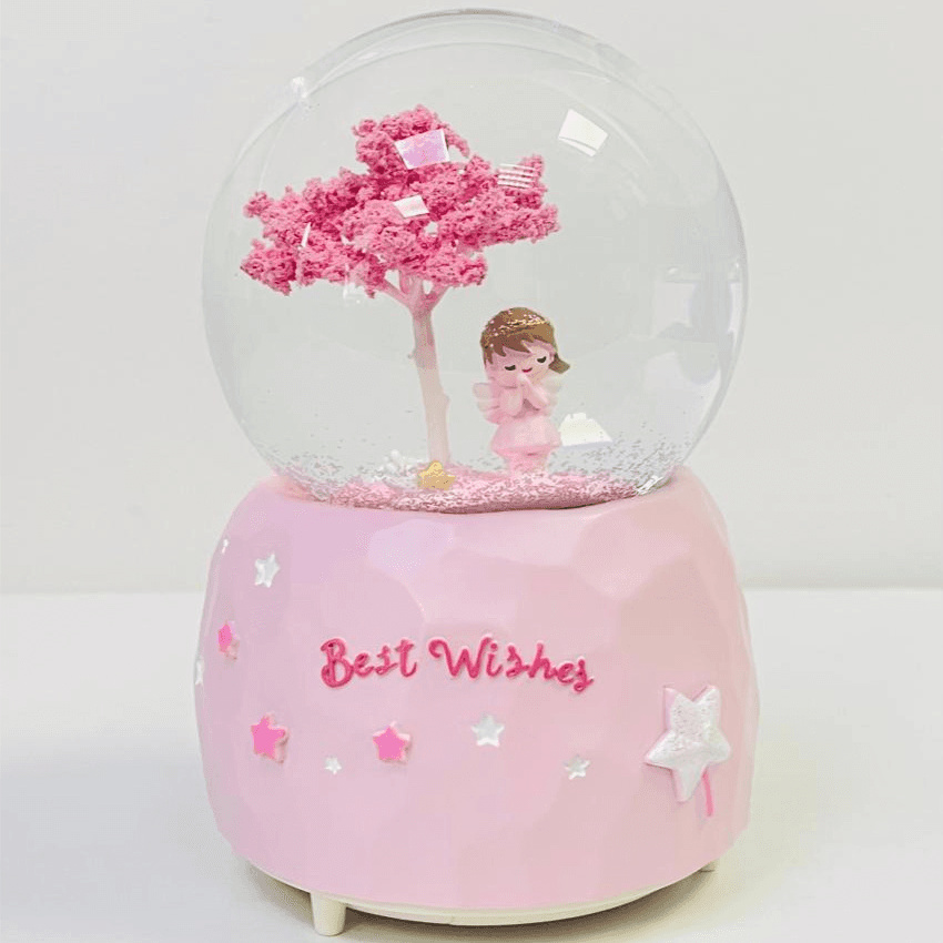 Angel Under The Tree Crystal Ball