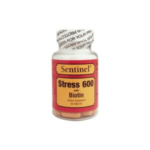 Sentinel Stress 600 With Biotin 60 Tablets