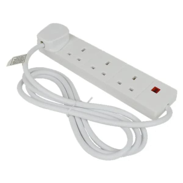 Em Lite 4-Way Extension Socket 5m