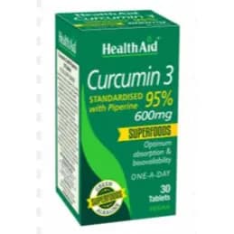 Health Aid Curcumin 3 600mg 30 Tablets