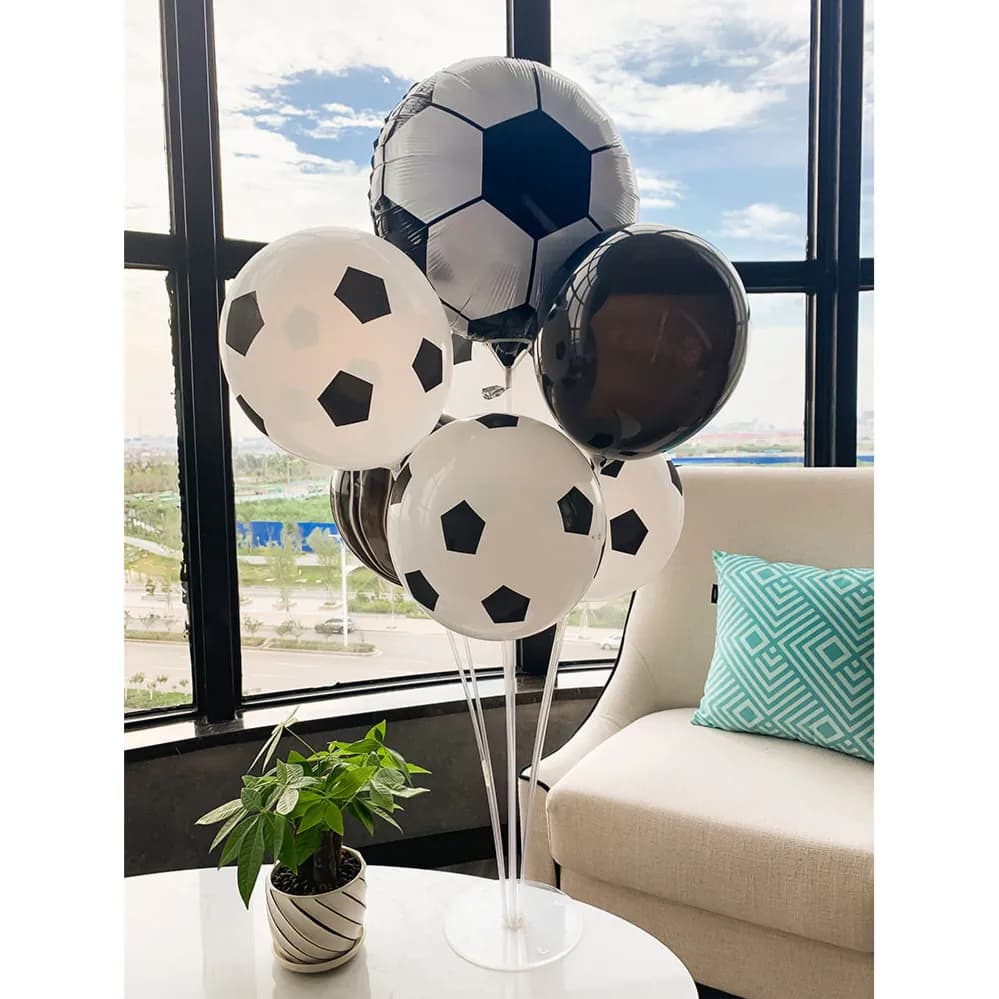 Footbal Balloon - Air Filled With Stand