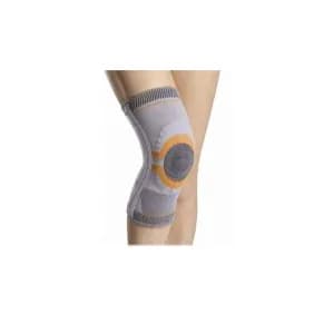 SuperOrtho A7-025 Active Elastic Gel Pad Grey Knee Stabilizer Size Large