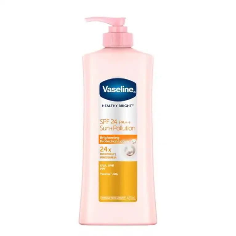 Vaseline Healthy Bright SPF 24 Pa ++ Sun + Pollution Brightening Protection Lotion Vaseline Jelly 400Ml