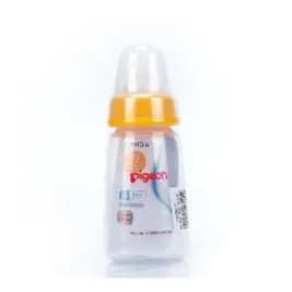 Pigeon Flexible Plastic Nursing Bottle Round Hole Slim Neck Nipple 0+ Months 120ml Code: PA26011