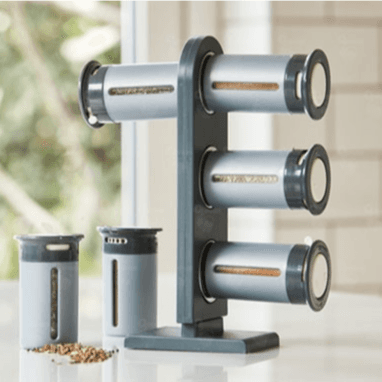 6-Canister Magnetic Spice Stand