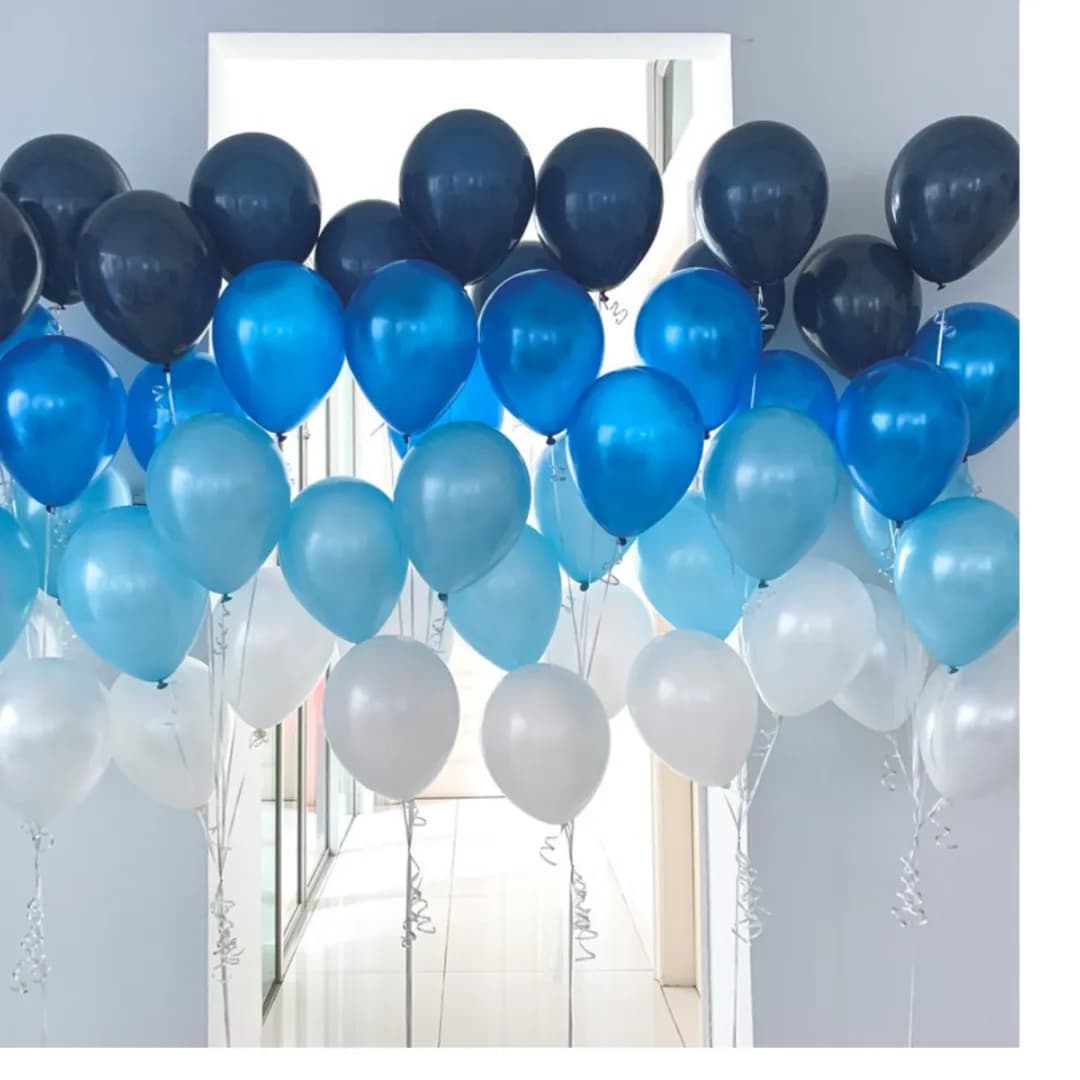 1 Bunch Of Blue Shades - Helium Filled Balloons