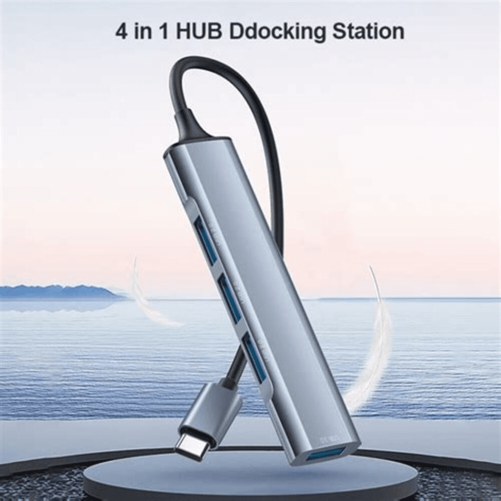 Yesido HB17 4 in 1 USB-C / Type-C Multifunctional Docking Station HUB Adapter