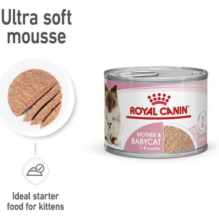 Royal Canin Mother And Baby Cat Wet Food Can 195gm