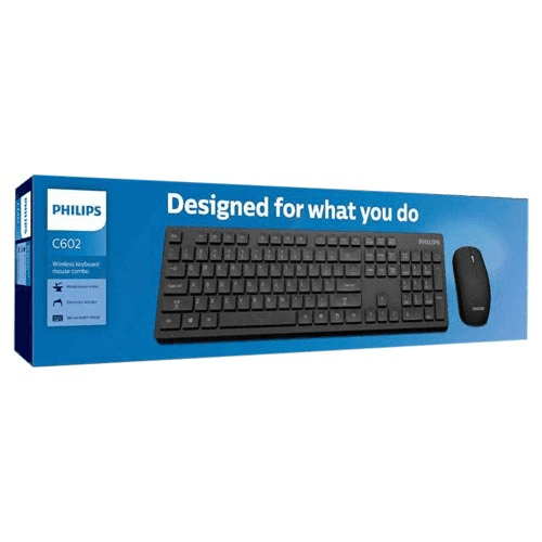 Philips C602 Wireless Keyboard Mouse Combo