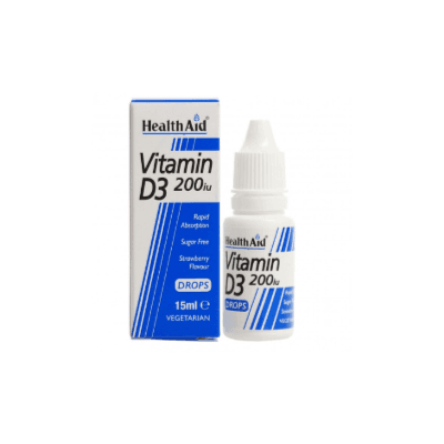 H Aid Vitamin D3 200 Iu Drops 15Ml